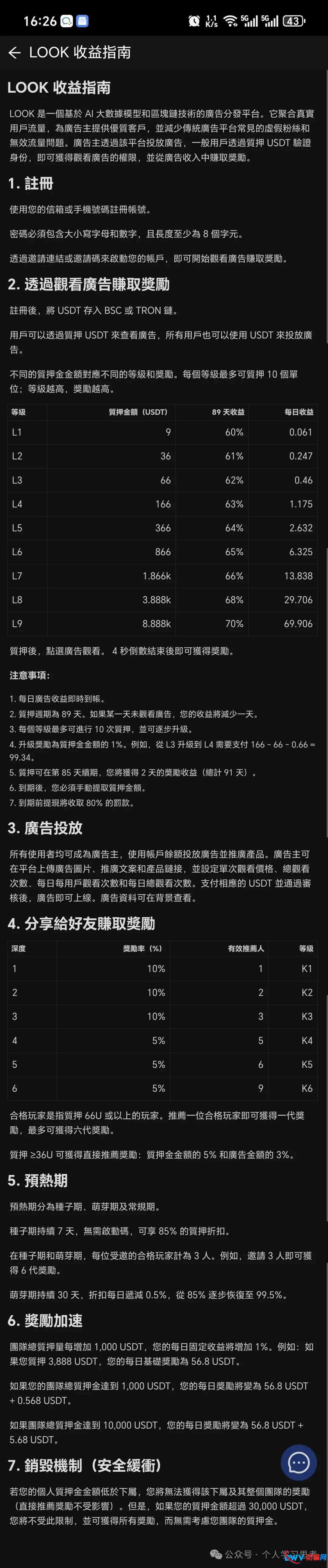 让你充钱、拉人、罚80%——看清LOOK必崩资金盘的五个死穴(2) 让你充钱、拉人、罚80%——看清LOOK必崩资金盘的五个死穴(2)