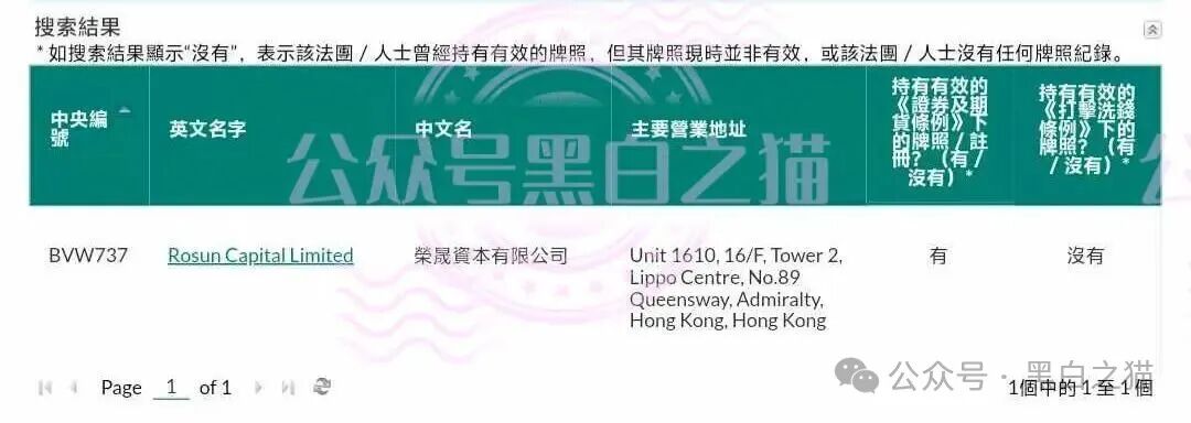 紧急｜“榮晟证券”三个国际电汇入金账户全在境外离岸，开曼公司不受SFC直接